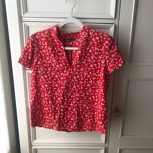 Shein floral blouse. Size small. Never worn.